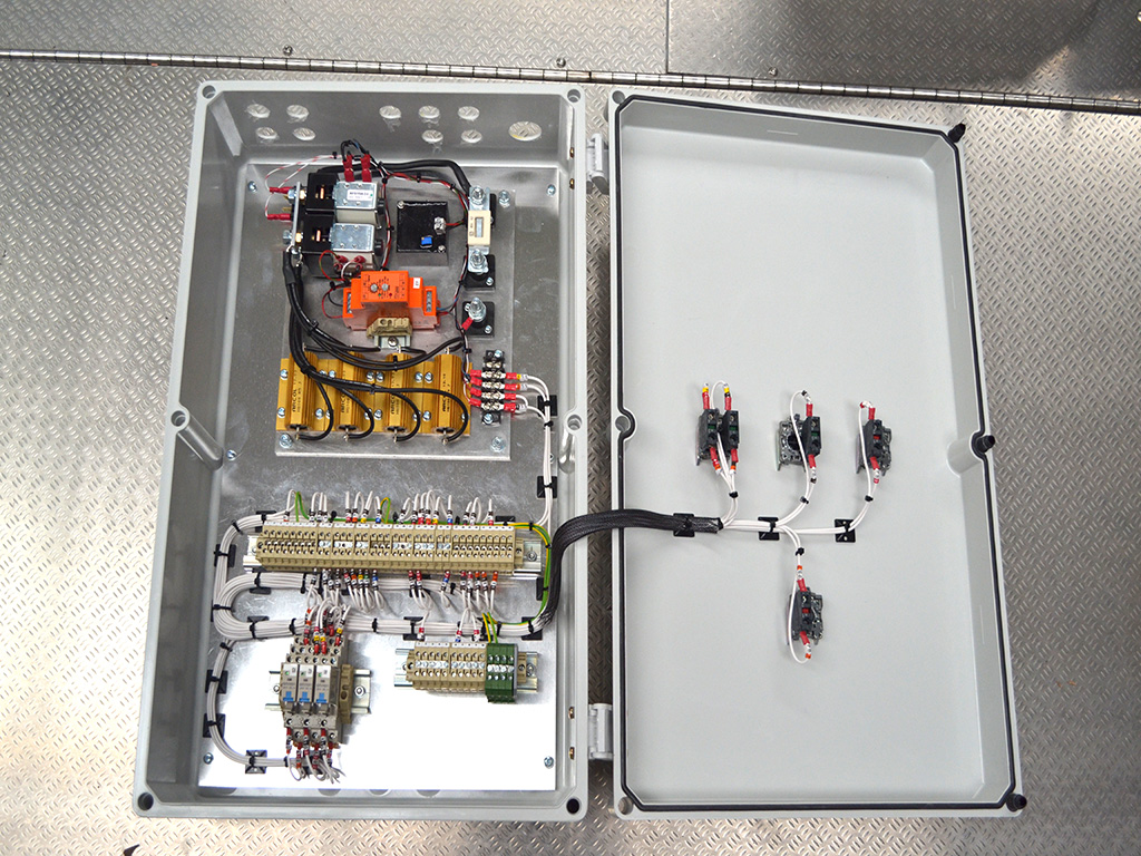 Components in cabinet
